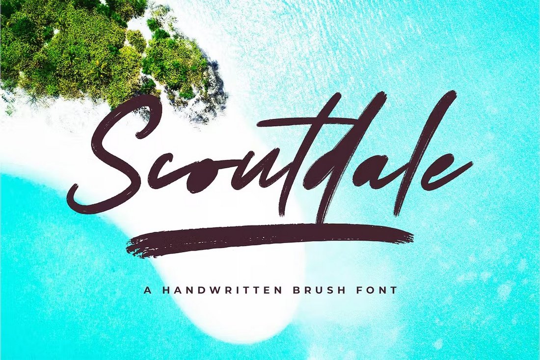 Scoutdale - Handwritten Brush Font