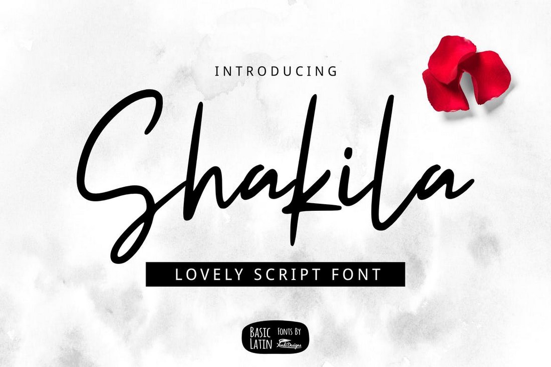 Shakila Script - Modern Font
