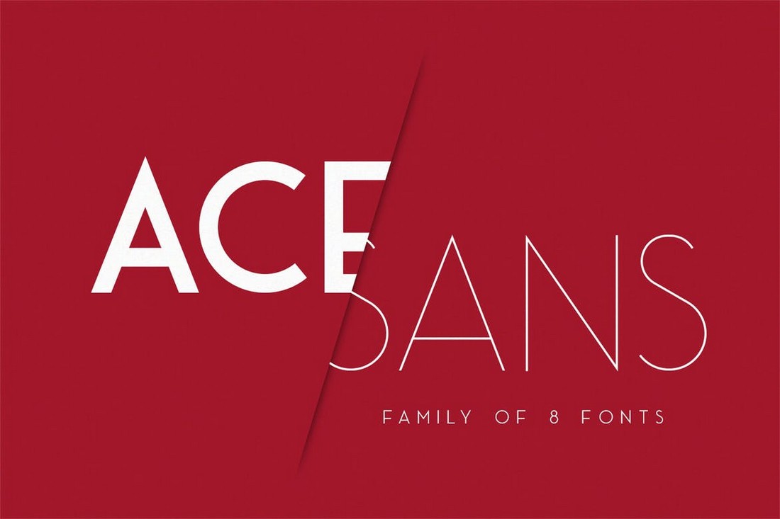 Ace Sans - Bold Sans-Serif Font Family