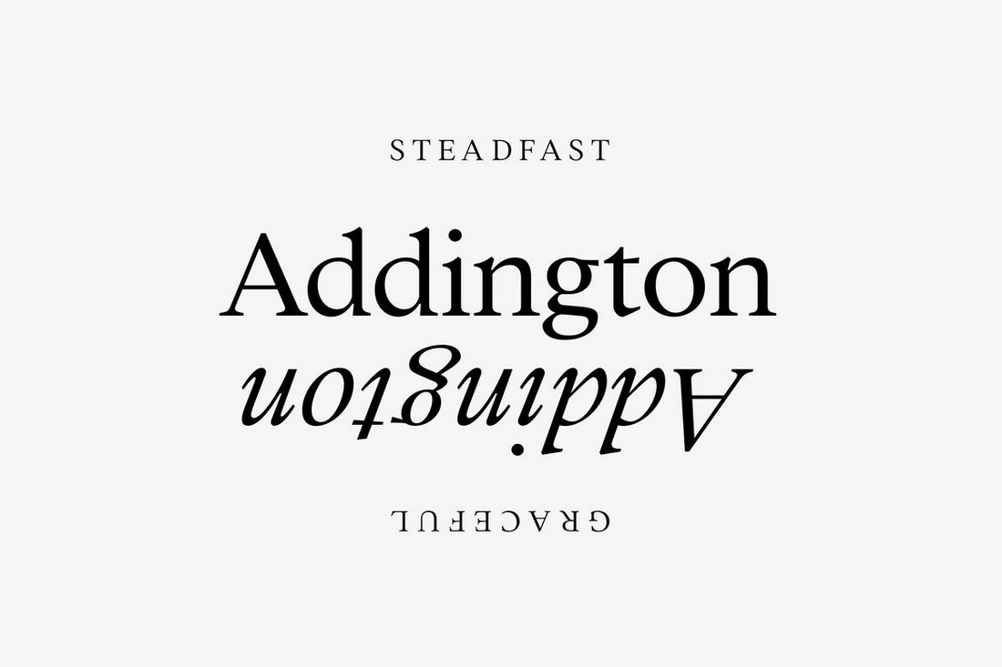 Addington CF - Elegant Serif Font for Books