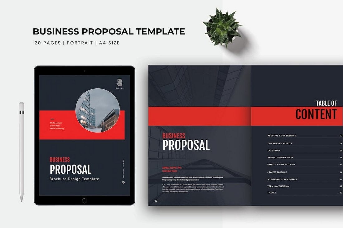 Business Proposal Digital Brochure Template