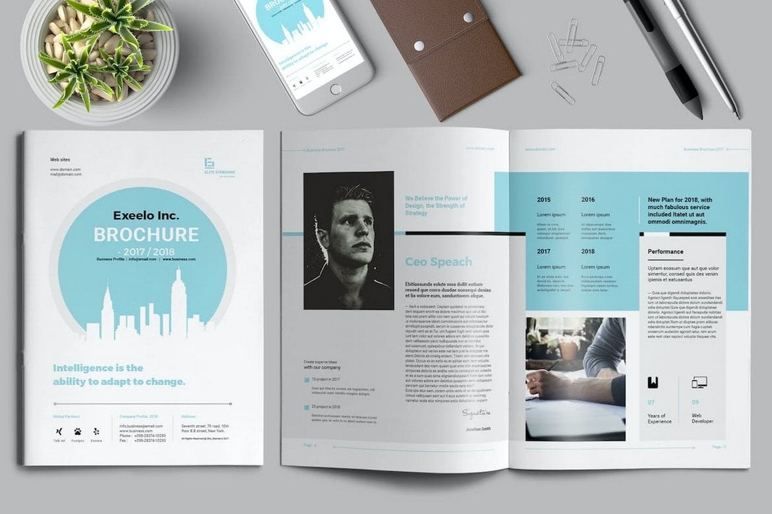 Digital Business Brochure Template