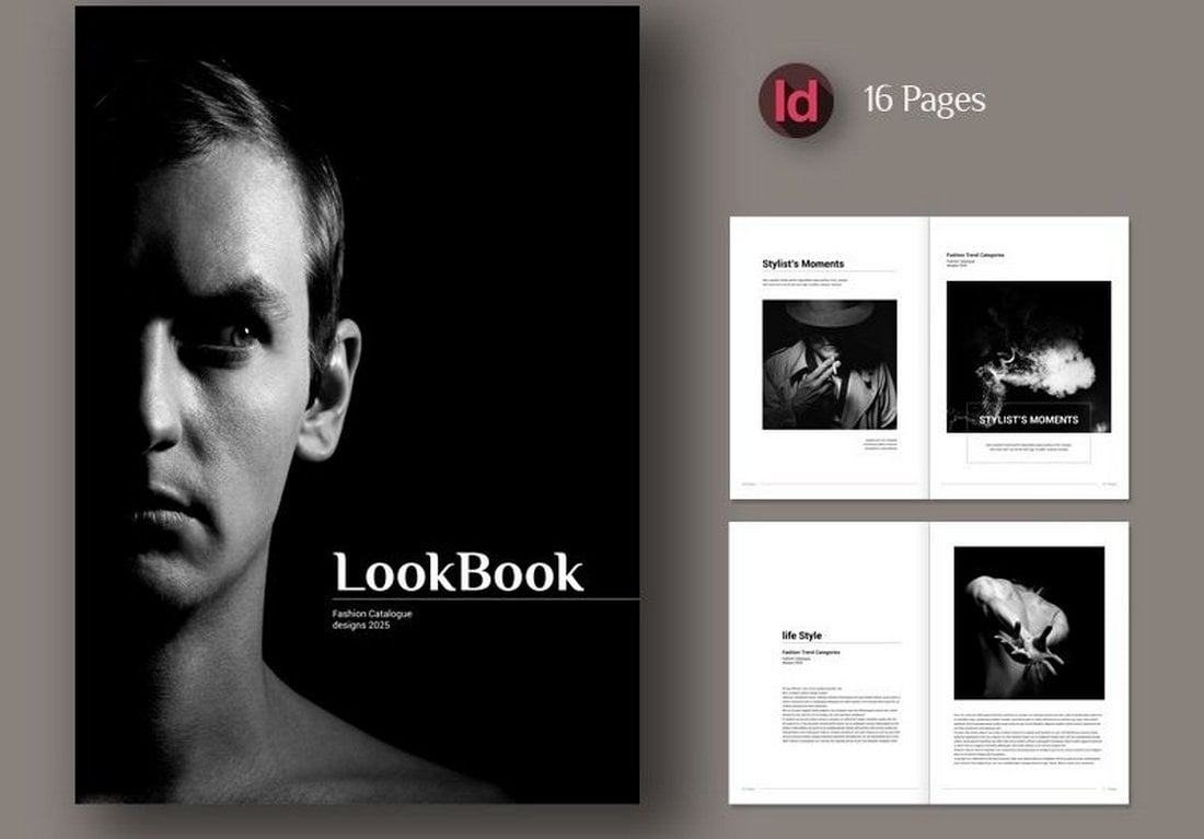 Free Look Book Digital Brochure Template