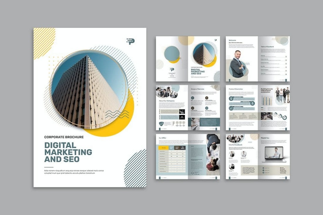 Marketing & SEO Digital Brochure Template