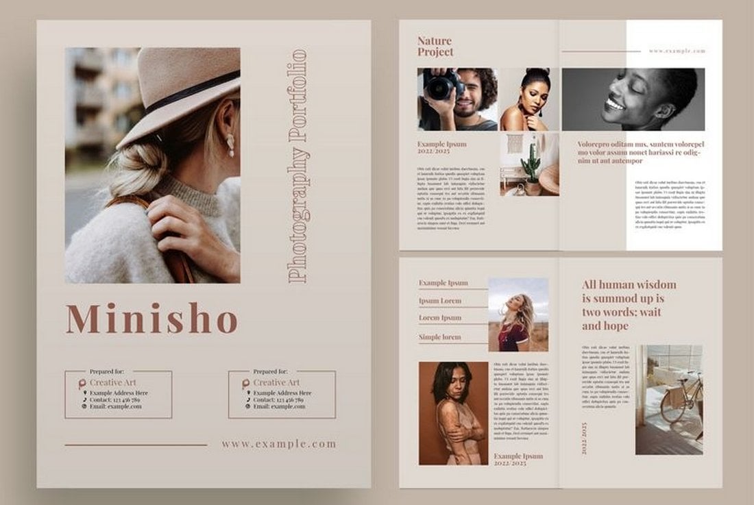 Minisho - Free Photography Portfolio Brochure