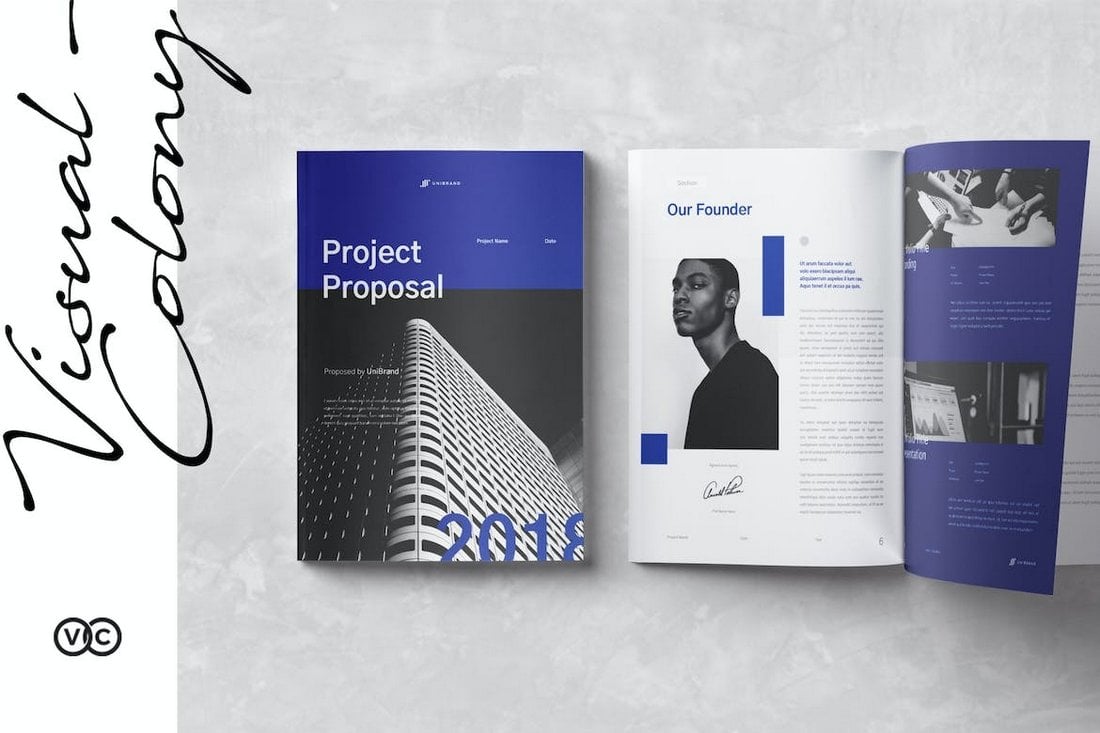 Project Proposal Digital Brochure Template